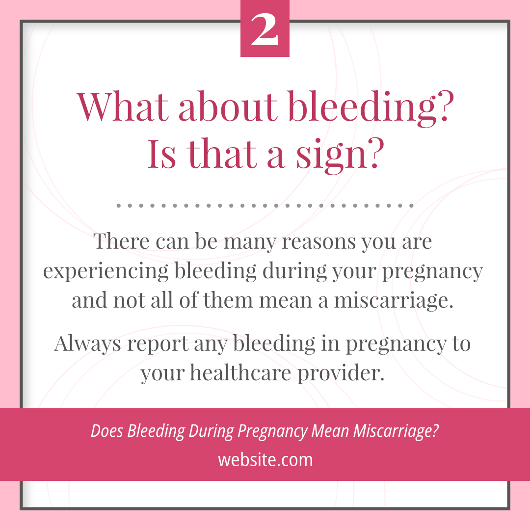 Does Bleeding Mean Miscarriage? Pro Life Ribbon